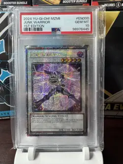 2024 Yu-Gi-Oh! Junk Warrior MZMI-EN000 Quarter Century Rare PSA 10 GEM MINT - Image 1