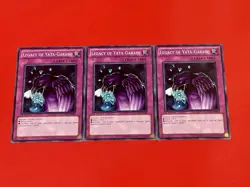 3x Legacy Of Yata-Garasu | SDDL-EN033 | Commons | MP | 1st Edition | YuGiOh! - Image 1