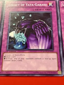 3x Legacy Of Yata-Garasu | SDDL-EN033 | Commons | MP | 1st Edition | YuGiOh! - Image 4