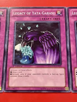3x Legacy Of Yata-Garasu | SDDL-EN033 | Commons | MP | 1st Edition | YuGiOh! - Image 5