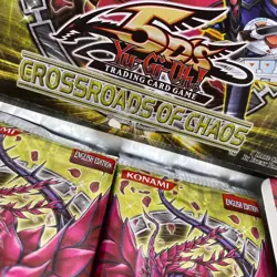 Yu-Gi-Oh! - Crossroads of Chaos - EMPTY Booster Box & Packs USED Unlimited - Image 2