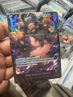 One Piece Starter Deck St 27 Blackbeard Marshall D Teach Deck Only - Image 1