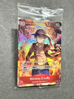 Monkey D Luffy (Treasure Booster Set) ST10-006 One Piece Promotion Cards SEALED - Image 2
