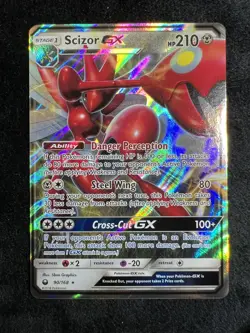 Scizor GX 90/168 Celestial Storm Ultra Rare Holo Pokemon Card NM - Image 1