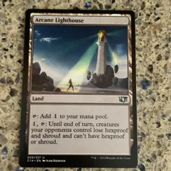 Arcane Lighthouse 59 Commander 2014 Regular MTG TCG CARD NM - Image 1
