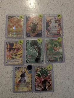 Dragon Ball Z card Lot 8 game cards Good Condition! - Image 1