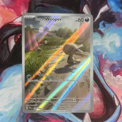 Pokemon TCG English Holo Card Lot Yamper Paldean Wooper Nymble Pawmi (4) - Image 3