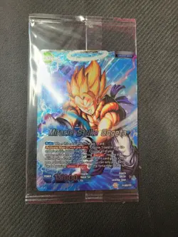 1x Dragon Ball Z Promo Card Miracle Strike Gogeta Vegeta Son Guku P-069 PR New - Image 2