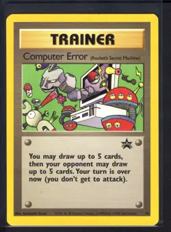 Computer Error #16 Black Star Promo (LP) Pokemon Card WOTC 2000 - Image 1
