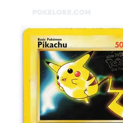 PIKACHU Card BLACK STAR PROMO Set #4 Movie Release WB Stamped WOTC - LP/MP - Image 4