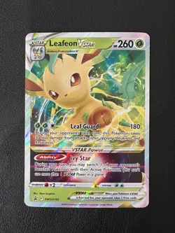 Leafeon VSTAR - SWSH195 - Pokemon Sword & Shield Promo Ultra Rare Holo Card NM - Image 1