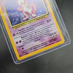 Mewtwo Holo Rare Base Set 010/102 Vintage Pokemon Card - Image 4