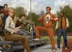 Flash Thompson, Spider-Fan - Art Card SPM Art NM MTG - Image 1