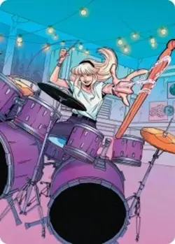 Gwen Stacy (#34) - Art Card SPM Art NM MTG - Image 1