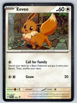 Eevee - 200 (Cosmos Holo) SVP200 Sv: Scarlet & Violet Promo Cards Holo NM - Image 1
