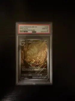 Pokemon TCG Ninetales Obsidian Flames Holo Card 199/197 psa 10 - Image 1