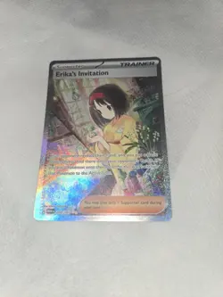 Erika’s Invitation 203/165 SAR Trainer S&V 151 English Pokemon Card : Pack Fresh - Image 1