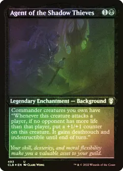 NM Etched Foil Agent of the Shadow Thieves, MTG, Baldur's Gate, Magic, 493 - Image 1