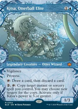 MTG Foil - Kitsa, Otterball Elite (Showcase) - 304 / NM / English - Image 1