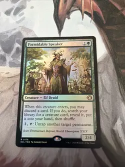 MTG FOIL Formidable Speaker NM Lorwyn Eclipsed R 0176 ECL - Image 1
