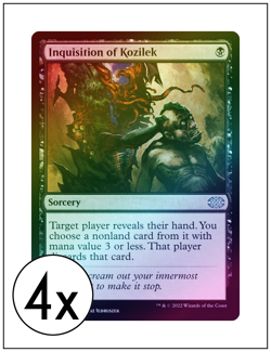 4x Inquisition of Kozilek, Foil, Magic the Gathering, MTG NM - Image 1