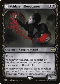 Voldaren Bloodcaster Showcase Regular - Innistrad: Crimson Vow MTG-NM - Image 1