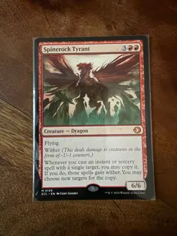 MTG Spinerock Tyrant Lorwyn Eclipsed NM Dragon - Image 1