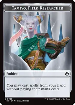 MTG Innistrad Remastered - Tamiyo, Field Researcher [Token] (Foil) - Image 1