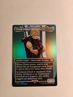 Cloud, Midgar Mercenary (Borderless) Final Fantasy Foil - Image 1