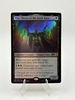 Vito, Thorn of the Dusk Rose Core Set 2021 Foil Near Mint - Image 1