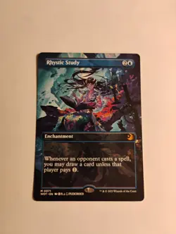 Rhystic Study (Anime Borderless) Wilds of Eldraine: Enchanting Tales Regular - Image 1