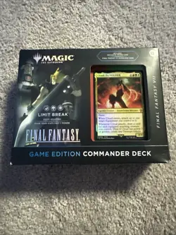 Final Fantasy VII Limit Break Game Edition Commander Deck MTG Magic - Image 1