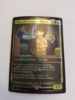 Mike, the Dungeon Master Stranger Things Foil Secret Lair NM MTG - Image 1
