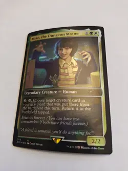 Mike, the Dungeon Master Stranger Things Foil Secret Lair NM MTG - Image 2