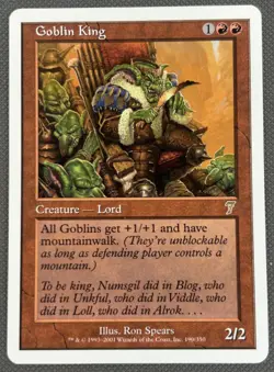 Goblin King [Seventh Edition] NM - Image 1