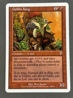 Goblin King [Seventh Edition] NM - Image 2