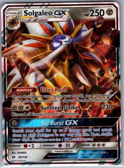 Solgaleo GX 89/149 SM Base Set - Pokemon Card - NM - Image 1