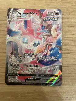 Pokemon Sylveon VMAX Ultra Rare Holo TG15/30 Brilliant Stars Trainer Gallery - Image 1