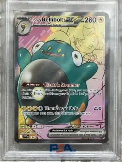IONO'S BELLIBOLT EX 2025 Pokemon Black Star Promo #194 Prem Coll PSA 10 - Image 2