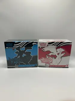 Lot of 2 Pokemon ETB Black Bolt and White Flare Elite Trainer Box NEW SEALED - Image 1