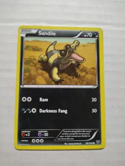 2014 Pokemon XY Base Set Sandile 69/146 Common Basic - Image 1