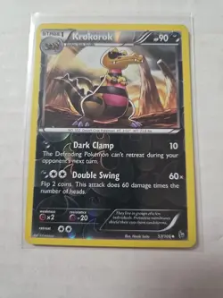 Krokorok 57/106 Flashfire Reverse Holo - Pokemon TCG - Image 1