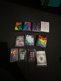 Pokemon TCG mixed lot ETB sleeve dice mcdonalds pack deck box energy pikachu - Image 4