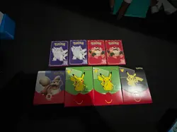 Pokemon TCG mixed lot ETB sleeve dice mcdonalds pack deck box energy pikachu - Image 5
