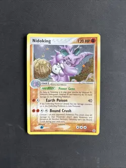 Pokemon TCG Nidoking EX FireRed & LeafGreen 8/112 Holo Holo Rare 2004 - NM/LP - Image 1