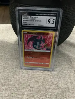 2022 POKEMON JPN POKEMON GO HOLO #011/071 RADIANT CHARIZARD CGC 9.5 - Image 1