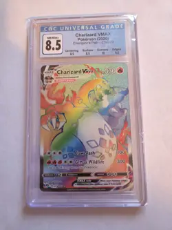 2020 Pokemon Charizard VMAX Champion's Path 074/073 RR CGC NM/MINT+ 8.5 - Image 1