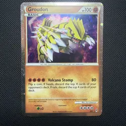 Pokemon Groudon TCG Call of Legends SL4 Holo Rare Card NM - Image 1