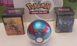 ( 2 ) 2025 Pokemon Stacking Tins & ( 1 ) 2024 Q4 POKEBALL (NEW-SEALED) - Image 1