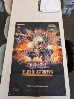 Yu-Gi-Oh! Legacy of Destruction Set Banner 24x36 OTS Konami New - Image 1